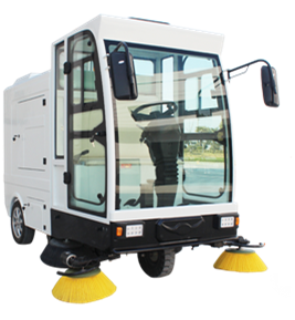 TS-20DT全封閉駕駛式電動(dòng)單桶掃地車